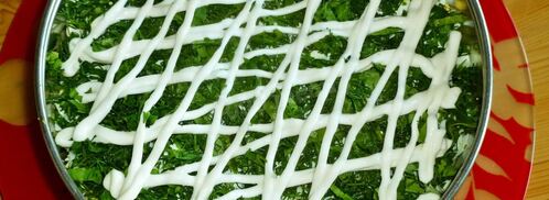 салат мужской каприз с огурцом. Шаг 16