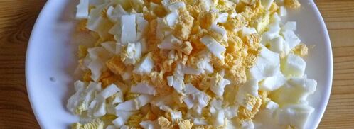 салат мужской каприз с огурцом. Шаг 6