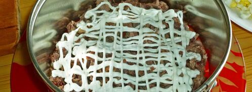 салат мужской каприз с огурцом. Шаг 9