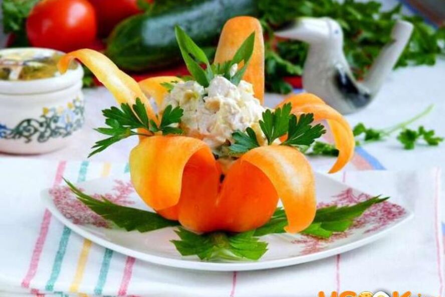 Рецепт салат нежность