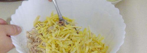 салат нежность. Шаг 5