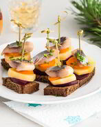 Канапе Селедка под шубой