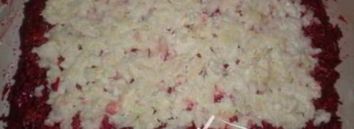 постный рулет из сельди под шубой. Шаг 7