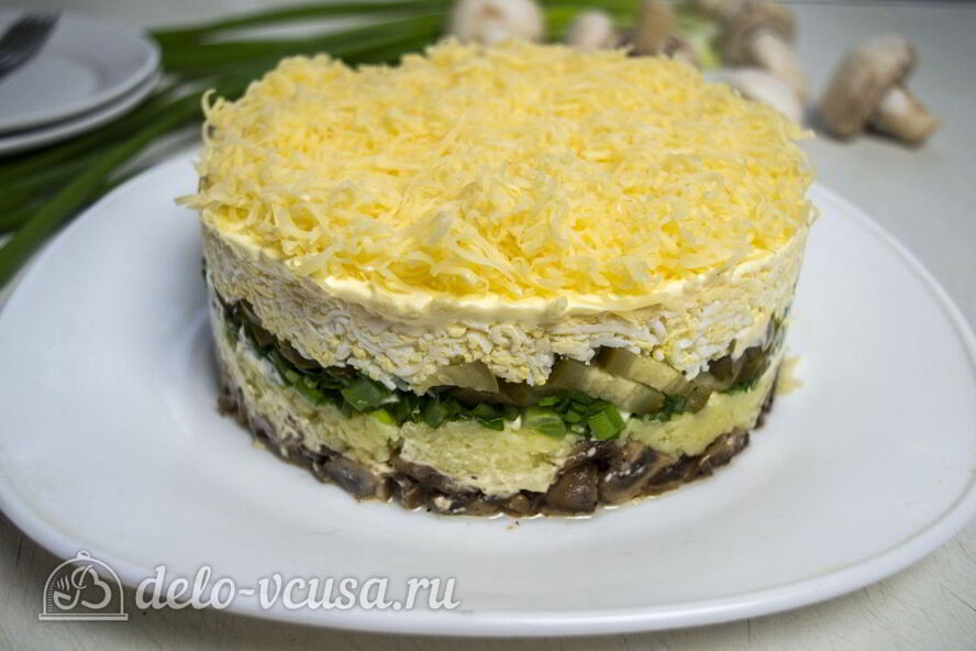 Рецепт салат грибы под шубой