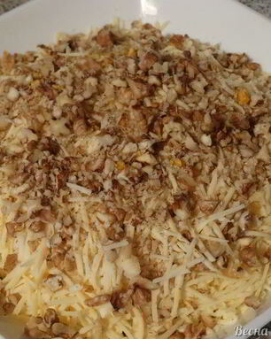 Салат мясо под шубой