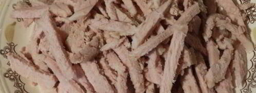 салат мясо под шубой. Шаг 3