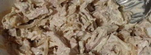 салат мясо под шубой. Шаг 9