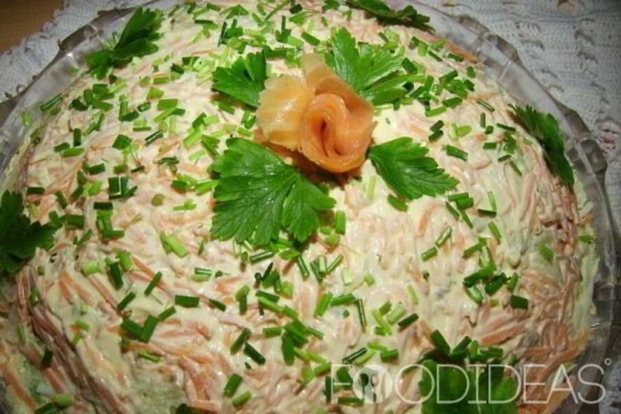 Рецепт салат семга под шубой