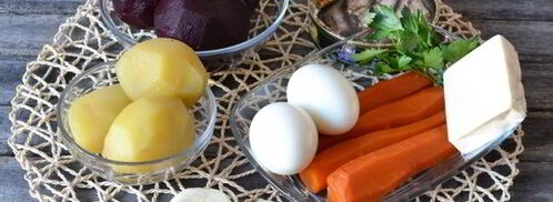 салат шпроты под шубой. Шаг 4