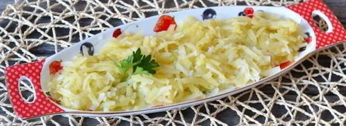 салат шпроты под шубой. Шаг 6