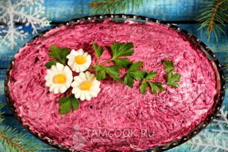 Рецепт салат скумбрия под шубой