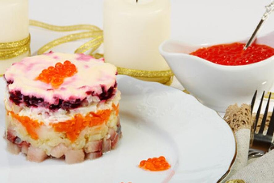 Рецепт сельдь под шубой