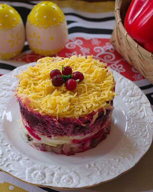 Селедка под шубой порционная