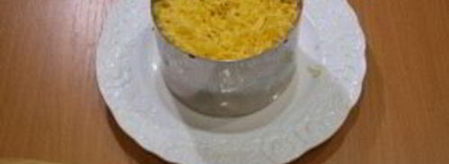 селедка под шубой порционная. Шаг 6