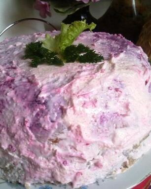 Селедка под шубой в желе