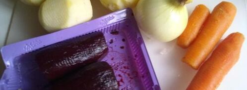 селедка под шубой в желе. Шаг 2