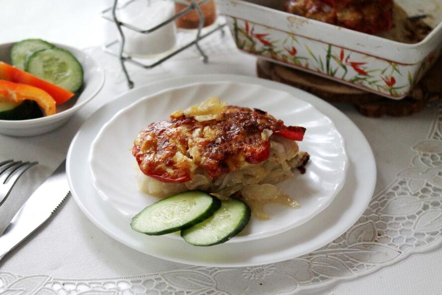 Рецепт свинина под шубой