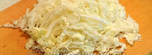 салат с блинами и курицей. Шаг 6