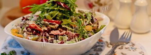 салат с говядиной и фасолью. Шаг 13