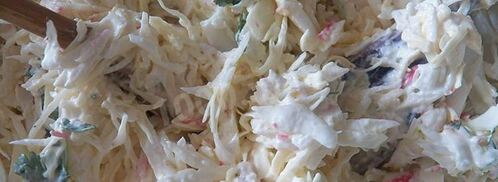 салат с капустой и крабовыми палочками. Шаг 9