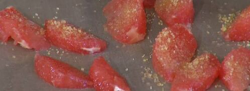 салат с крабами и грейпфрутом. Шаг 2