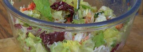 салат с крабами и грейпфрутом. Шаг 7