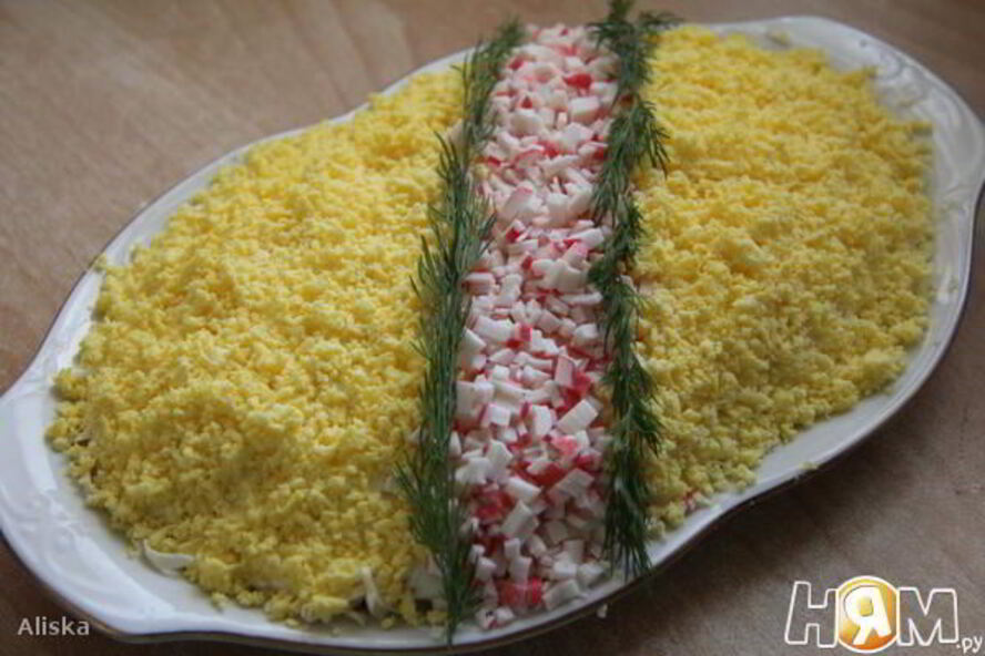 Рецепт салат с крабовыми палочками свадебный генерал