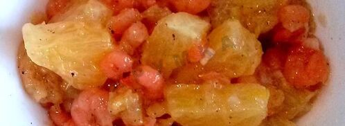 салат с креветками и апельсинами. Шаг 8