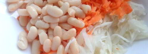 салат с курицей карри и фасолью. Шаг 6