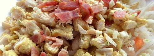 салат с курицей карри и фасолью. Шаг 9