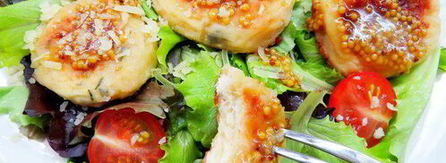 салат с сырниками. Шаг 10