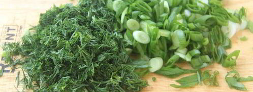 русский летний салат в стиле цезарь. Шаг 6