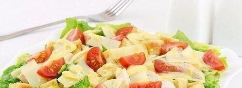 салат цезарь с курицей. Шаг 8