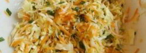 салат витаминный с капустой и морковью. Шаг 5