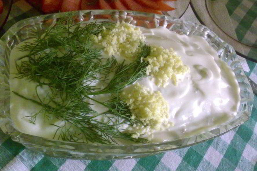 Рецепт салатик слоеный с курицей