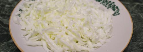 слоеный салат из печени. Шаг 3