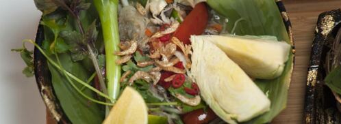 сом там пу — овощной салат с солеными крабами. Шаг 6