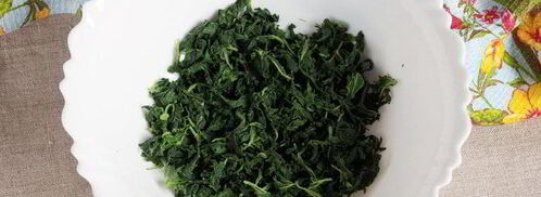 весенний салат с горошком. Шаг 2