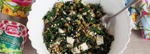 весенний салат с горошком. Шаг 5