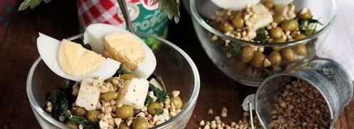 весенний салат с горошком. Шаг 6