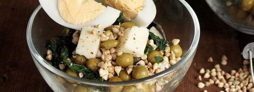 весенний салат с горошком. Шаг 7