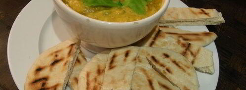 дип из запеченных баклажанов, перцев и кинзы. Шаг 7