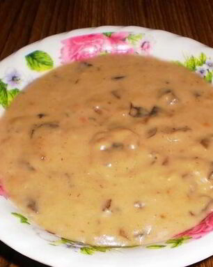 Грибной соус из сушеных грибов