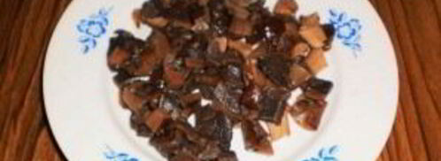 грибной соус из сушеных грибов. Шаг 3