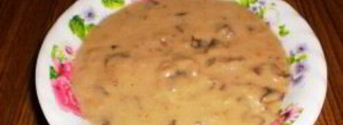 грибной соус из сушеных грибов. Шаг 8