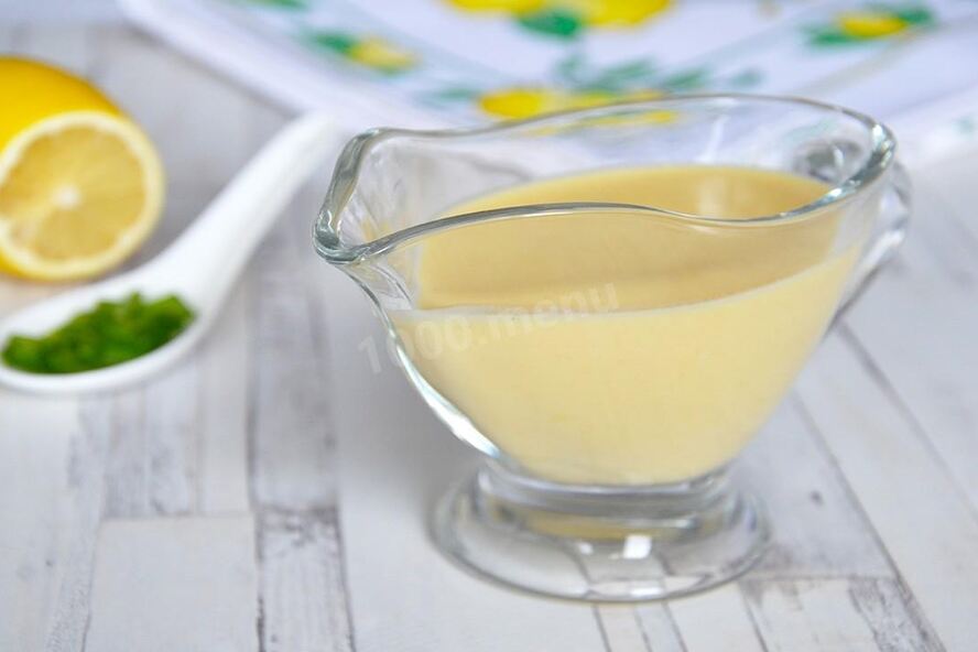 Рецепт лимонный соус