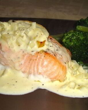 Сливочный соус для лосося