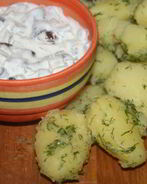 Сметанно-грибной соус к отварному картофелю