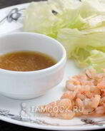 Соус для салата с креветками