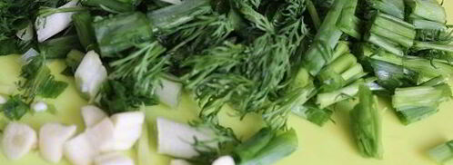 соус из ботвы редиса. Шаг 3